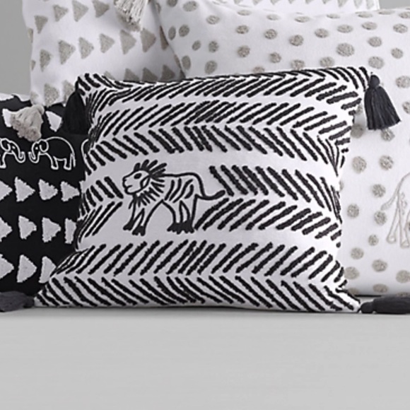 Restoration Hardware Baby & Child African Safari Lion Pillow Cover Set of 2